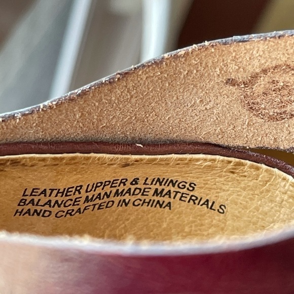 Born leather chunky strap slip on sandals size 7 - Picture 7 of 14